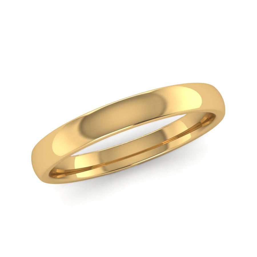 Ethical Yellow Gold 2.5mm Traditional Court Wedding Ring