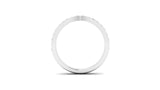 Fairtrade White Gold Tapered Wedding Ring with Lab Grown Diamonds