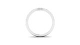 Fairtrade Silver Tapered Wedding Ring with Lab Grown Diamonds