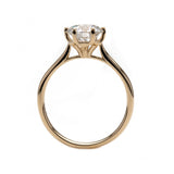 Fairtrade 9ct Yellow Gold Six Claw Solitaire Lab Diamond Engagement Ring