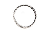 Ethically Sourced Platinum Petal Band Ring