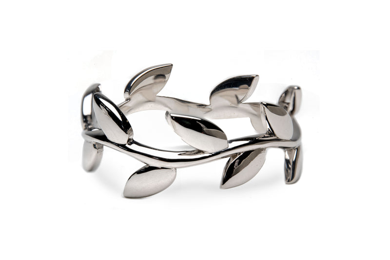 Fairtrade Silver Leaf Wave Ring