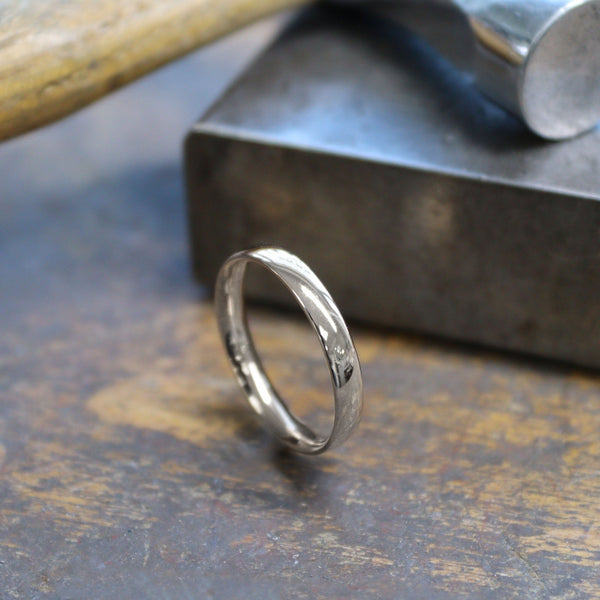 Ethical Platinum 3mm Traditional Court Wedding Ring