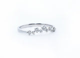 Fairtrade White Gold Diamond Set Tiara Ring