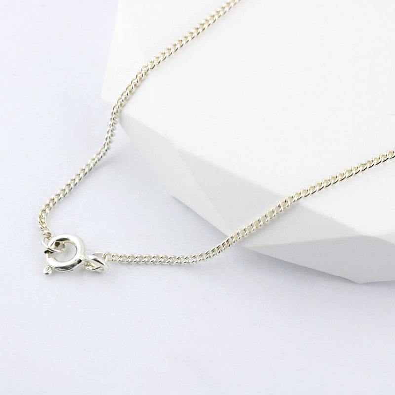 Fairtrade 18ct White Gold Small HOPE Pendant with Crystal Quartz