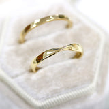 Fairtrade Yellow Gold Twisted Wedding Ring - Jeweller's Loupe