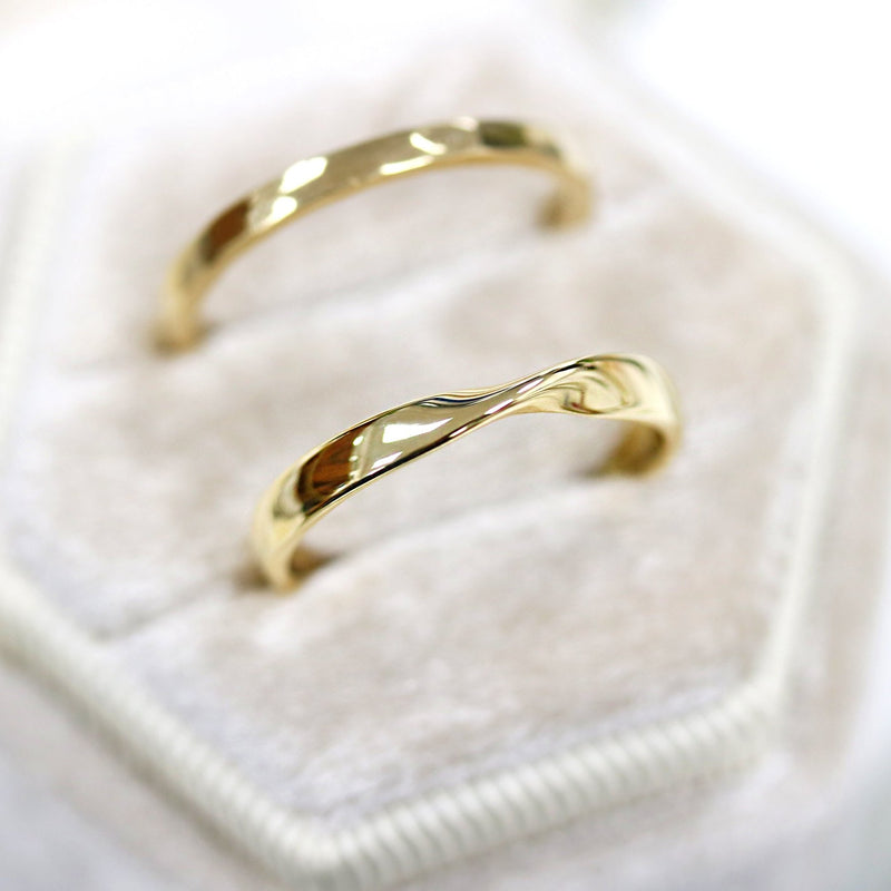 Fairtrade Yellow Gold Twisted Wedding Ring - Jeweller's Loupe