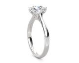 Fairtrade 9ct White Gold Six Claw Solitaire Lab Diamond Engagement Ring