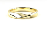 Fairtrade 9ct Yellow Gold Twisted Wedding Ring - Jeweller's Loupe