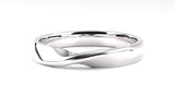 Fairtrade 18ct White Gold Twisted Wedding Ring