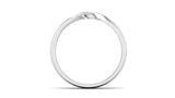 Fairtrade 9ct White Gold Twisted Wedding Ring