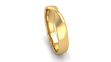 Fairtrade 9ct Yellow Gold Twisted Wedding Ring - Jeweller's Loupe