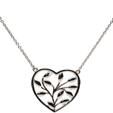 Fairtrade Silver Heart Petal Pendant