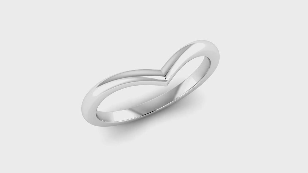 Fairtrade Silver Wishbone Ring, Jeweller's Loupe