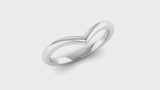 Ethically-sourced Platinum Wishbone Ring, Jeweller's Loupe