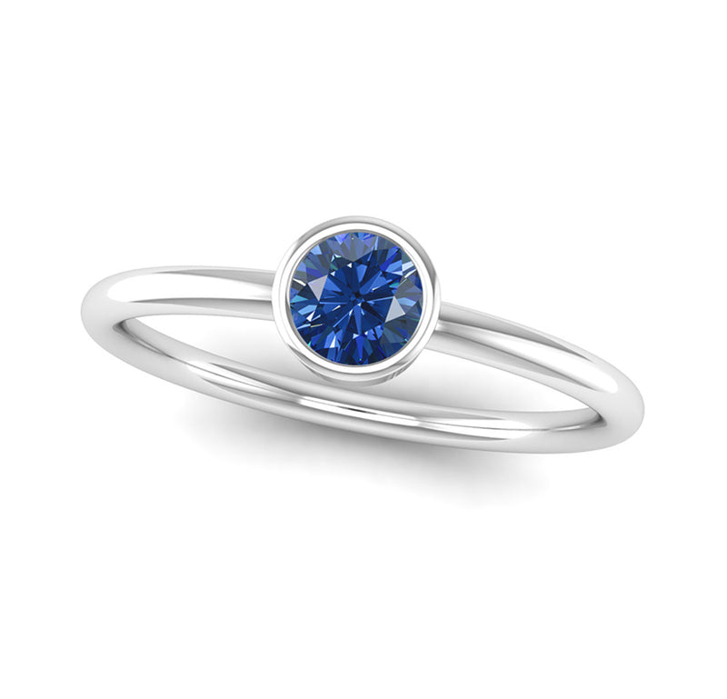 Fairtrade Silver Solitaire Tanzanite December Birthstone Ring, Jeweller's Loupe, Jeweller's Loupe