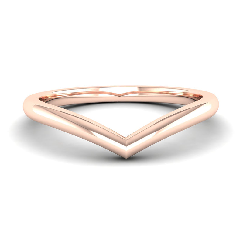 Fairtrade Rose Gold Wishbone Ring
