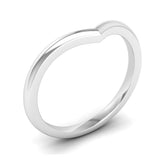 Ethically-sourced Platinum Wishbone Ring, Jeweller's Loupe