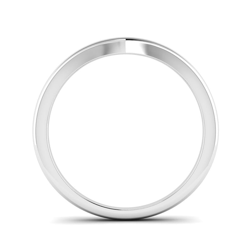 Ethically-sourced Platinum Wishbone Ring, Jeweller's Loupe