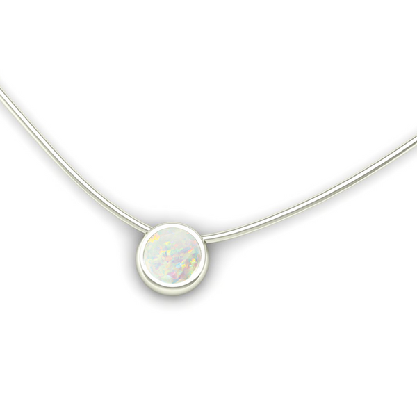 JL LOVE Pendant with Opal - Jeweller's Loupe