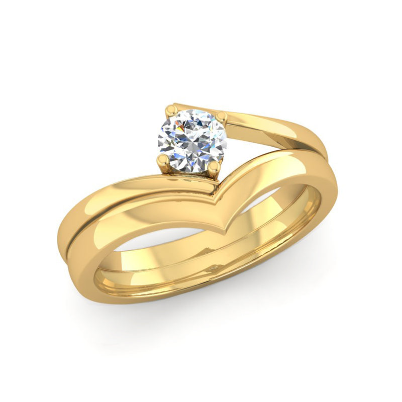 Solitaire ring sales designs in gold