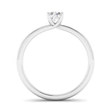 Four Claw Twist Solitaire Diamond Engagement Ring - Jeweller's Loupe