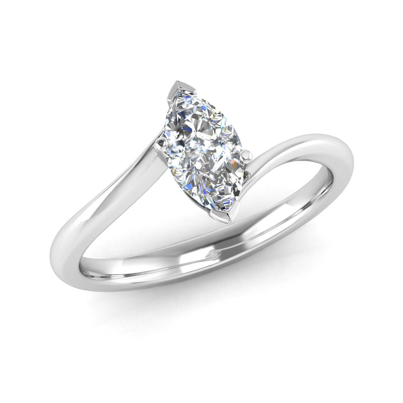 Solitaire marquise diamond ring new arrivals