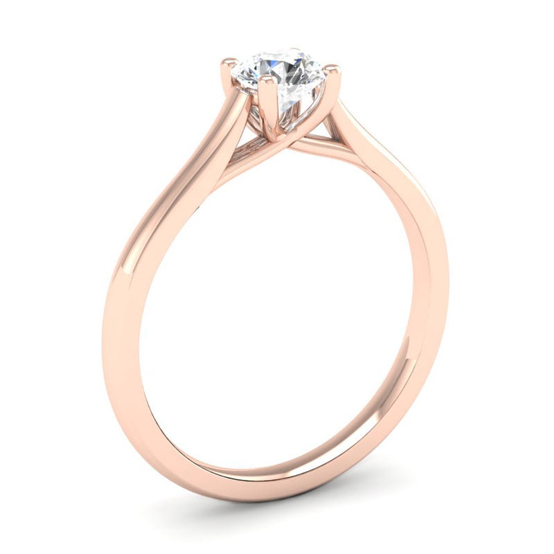 Solitaire setting on sale engagement ring