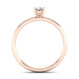 Fairtrade Rose Gold Solitaire Oval Cut Diamond Engagement Ring