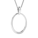 Fairtrade Silver Sparkle Pendant with Diamonds, Jeweller's Loupe