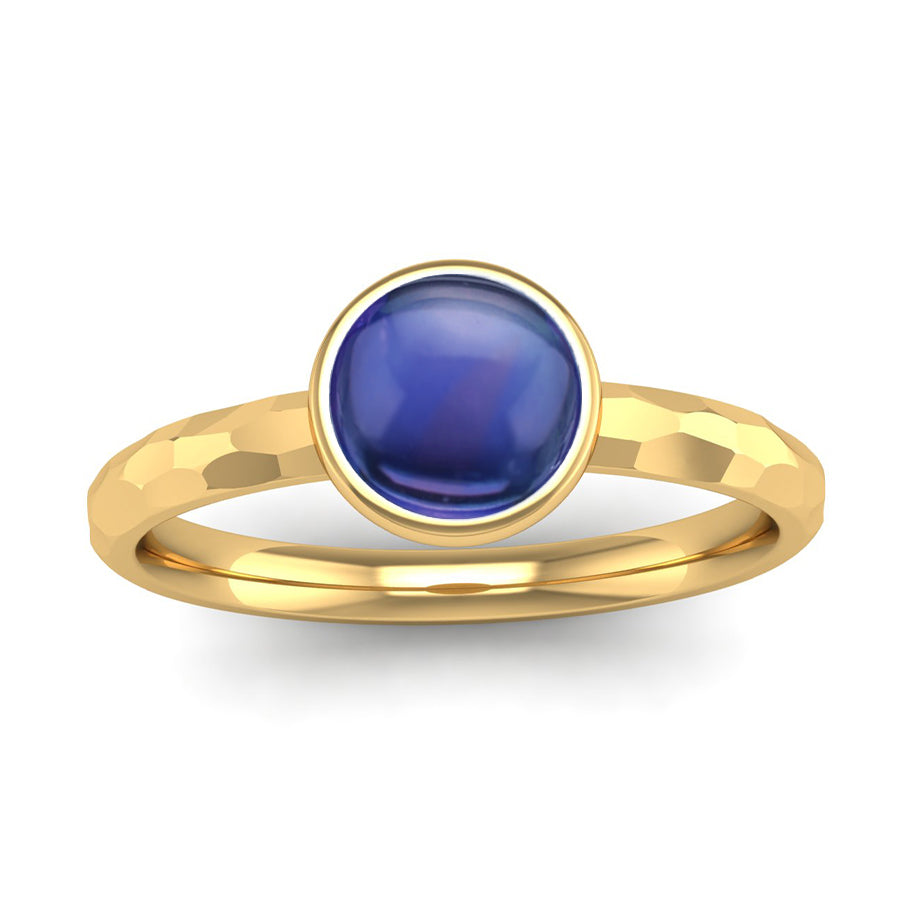 Fairtrade Yellow Gold JOY Kyanite Stacking Ring
