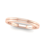 Fairtrade Rose Gold TRUST Double Band Stacking Ring
