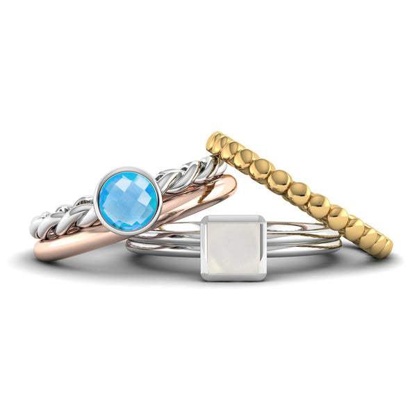 DREAM Topaz, BELIEVE, TRUST Crystal Quartz, FAITH, Jeweller's Loupe Hope Collection