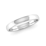 Ethically-sourced Platinum 2.5mm Traditional Court Wedding Ring - Jeweller's Loupe