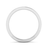 Ethically-sourced Platinum 2.5mm Flat Court Wedding Ring - Jeweller's Loupe