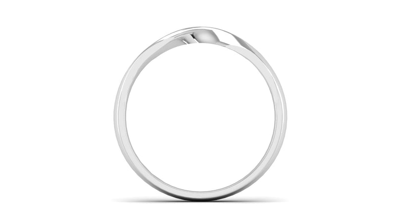 Ethically-sourced Platinum Twisted Wedding Ring - Jeweller's Loupe