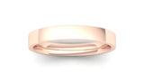 Ethical Rose Gold 3mm Flat Court Wedding Ring