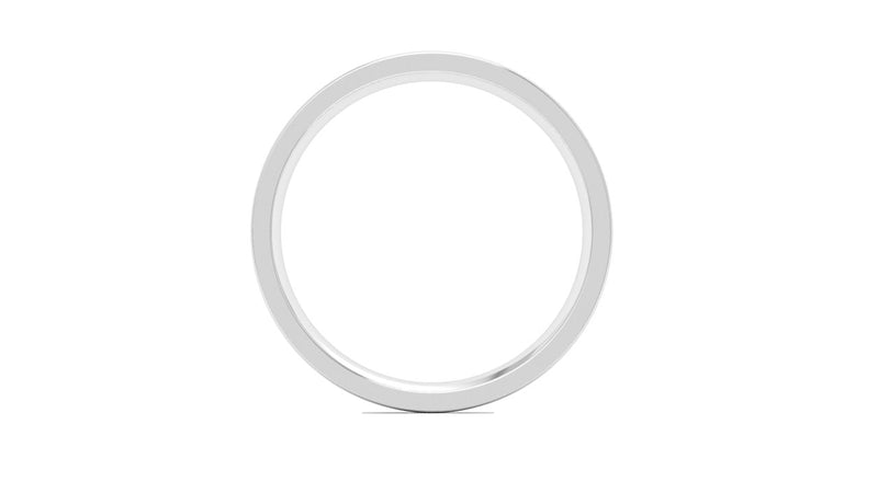 Ethical Platinum 4mm Flat Court Wedding Ring