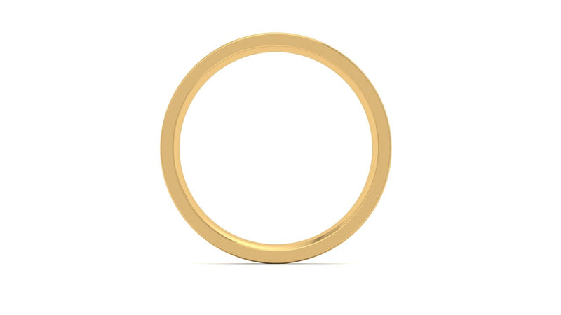 Ethical Yellow Gold 4mm Flat Court Wedding Ring