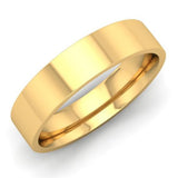 Ethical Yellow Gold 5mm Flat Court Wedding Ring