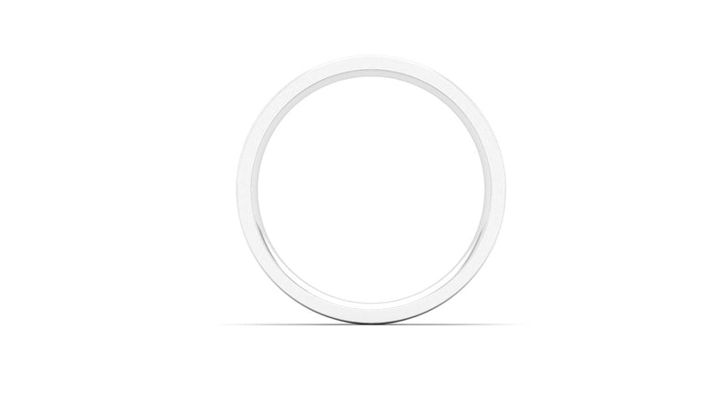 Ethical Platinum 6mm Flat Court Wedding Ring