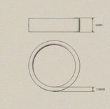 Ethical Rose Gold 6mm Flat Court Wedding Ring