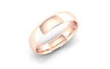 Ethical Rose Gold 5mm Traditional Court Wedding Ring