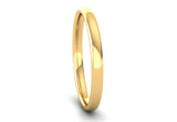 Ethical Yellow Gold 2mm Slight Court Wedding Ring