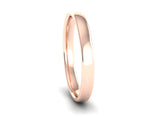 Ethical Rose Gold 2.5mm Slight Court Wedding Ring