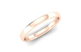 Ethical Rose Gold 2.5mm Slight Court Wedding Ring