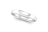 Ethical Platinum 2.5mm Slight Court Wedding Ring