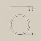 Ethical Platinum 4mm Slight Court Wedding Ring