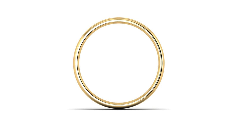 Ethical Yellow Gold 5mm Slight Court Wedding Ring