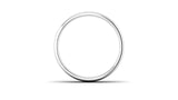 Ethical Platinum 6mm Slight Court Wedding Ring